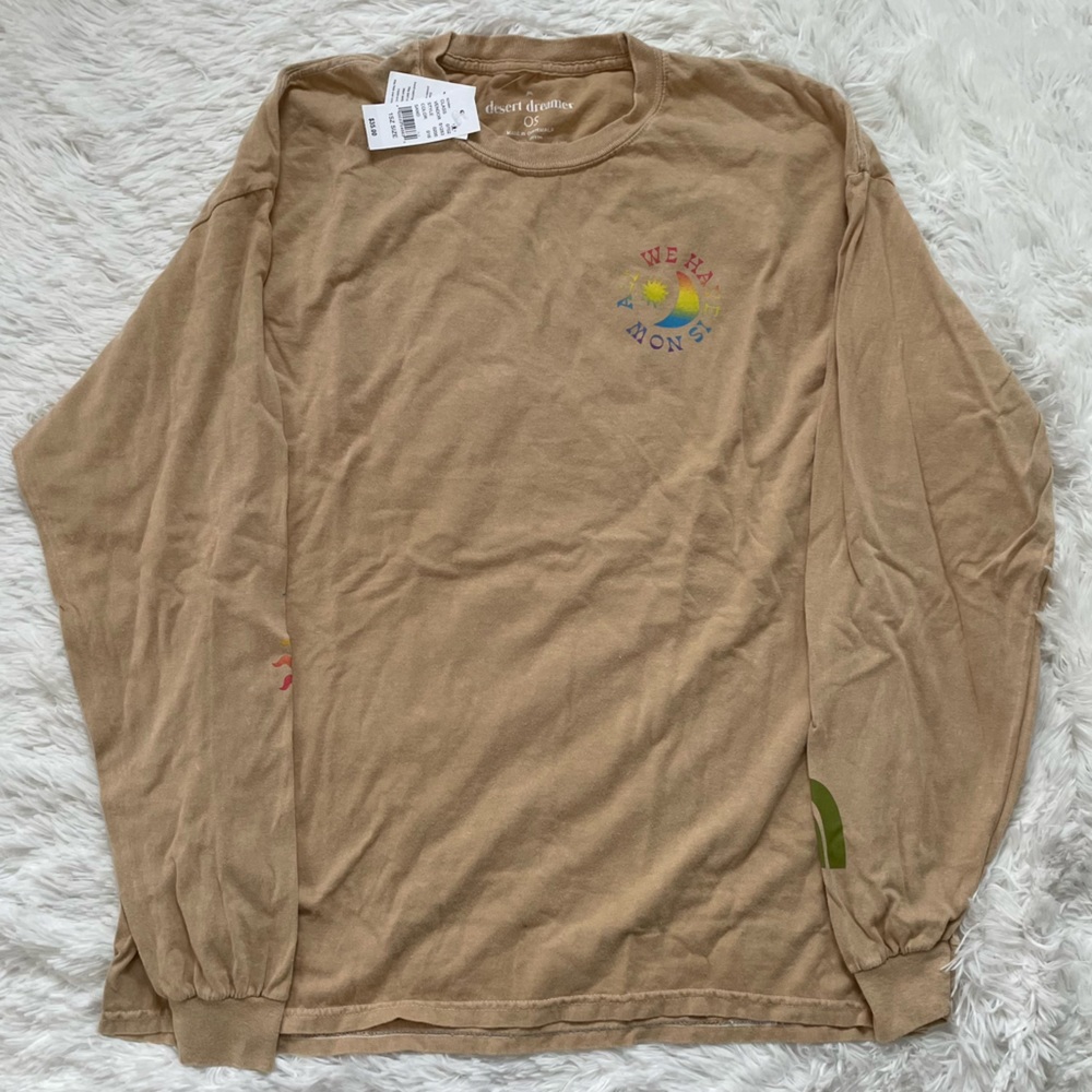 NWT Desert Dreamer “All We Have Is Now”Long Sleeve Tee